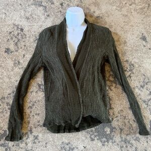 Pure Jill Women's Deep Olive Cardigan